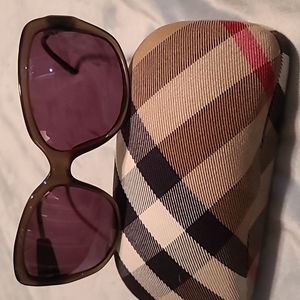 Vintage Burberry Sunglasses with case.